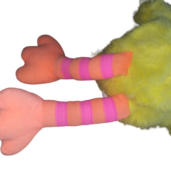 Vintage Playskool Big Bird Sesame Street Talking Pull String Plush Toy 1996 - Picture 9 of 10